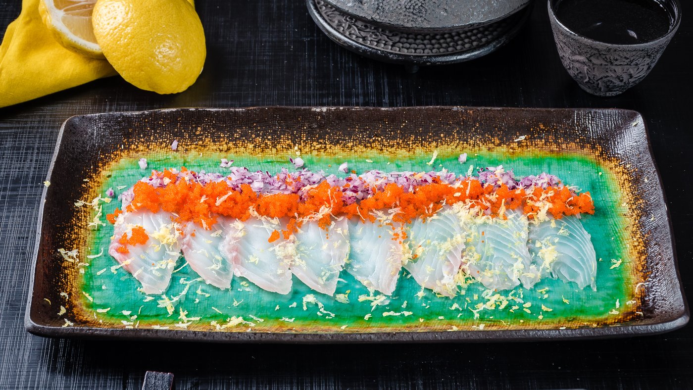 Carpaccio Usuzukuri — Imaginum Sushi Curitiba